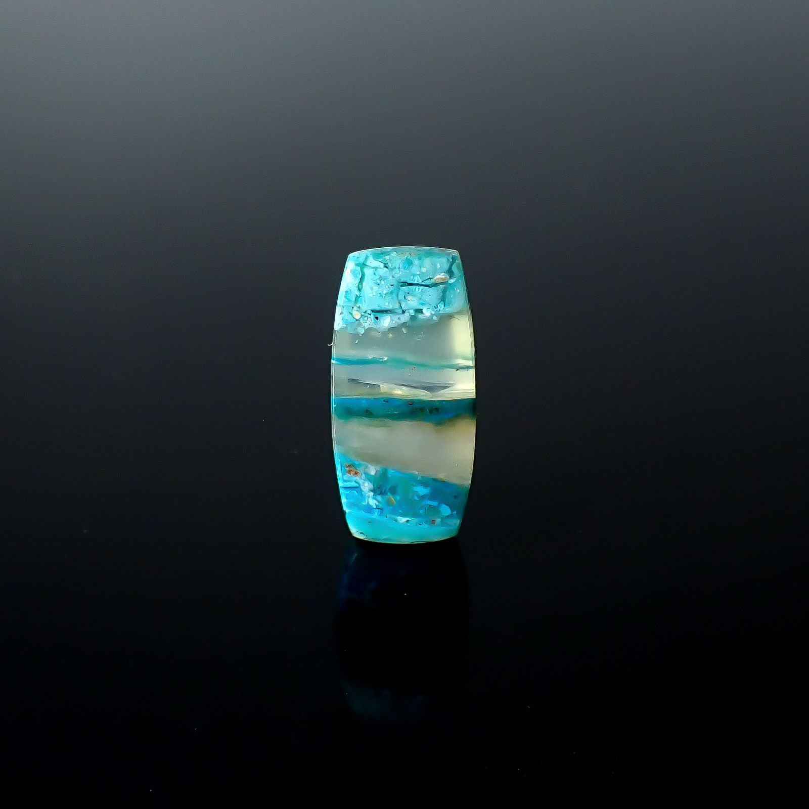 ブルーオパール ペルー産 12.00ct [250730730]22.1x10.3mm前後