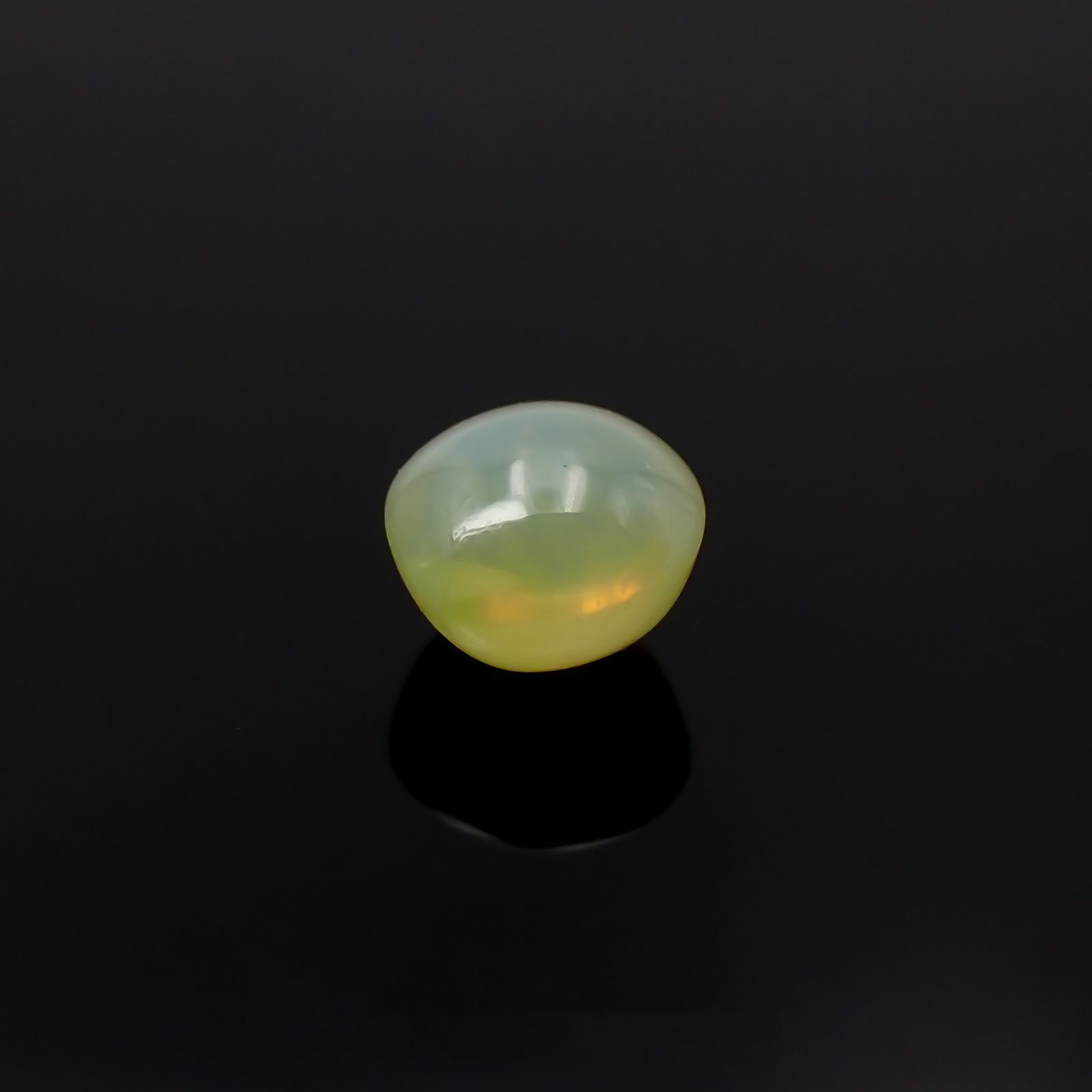 クリソベリルキャッツアイ スリランカ産 0.43ct[221018246]3.9x3.8mm前後
