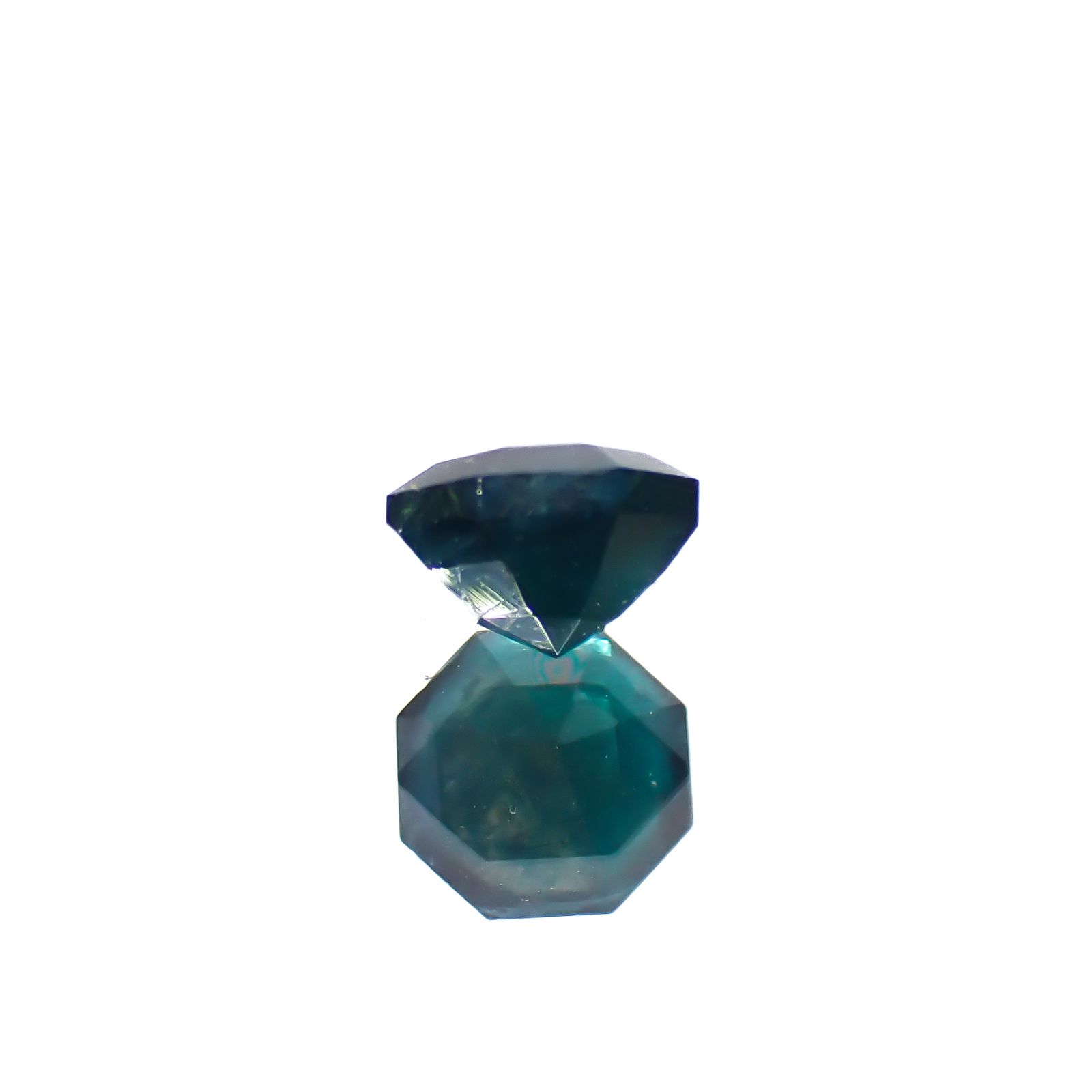 ◇オクタゴンカット◇グランディディエライト(宝石名グランディディエライト)マダガスカル産 0.34ct 識別済[240628316]4.1x4.1mm前後