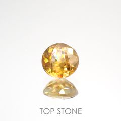 ゴールデンスフェーン(宝石名スフェーン) マダガスカル産 0.55ct 識別済[210812764]4.8×4.8mm前後