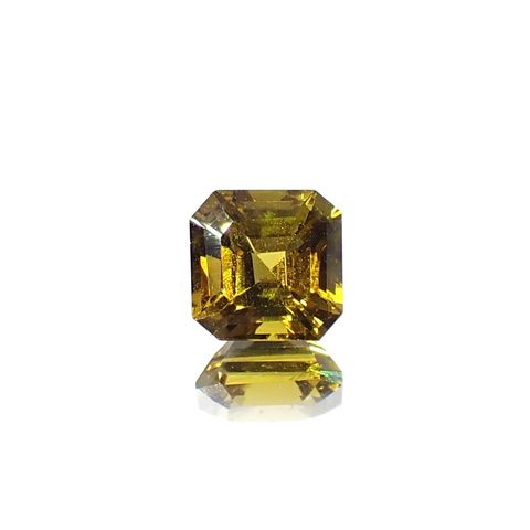 クリノゾイサイト(宝石名クリノゾイサイト)パキスタン産 0.98ct 識別済[250630596]5.6x5.5mm前後
