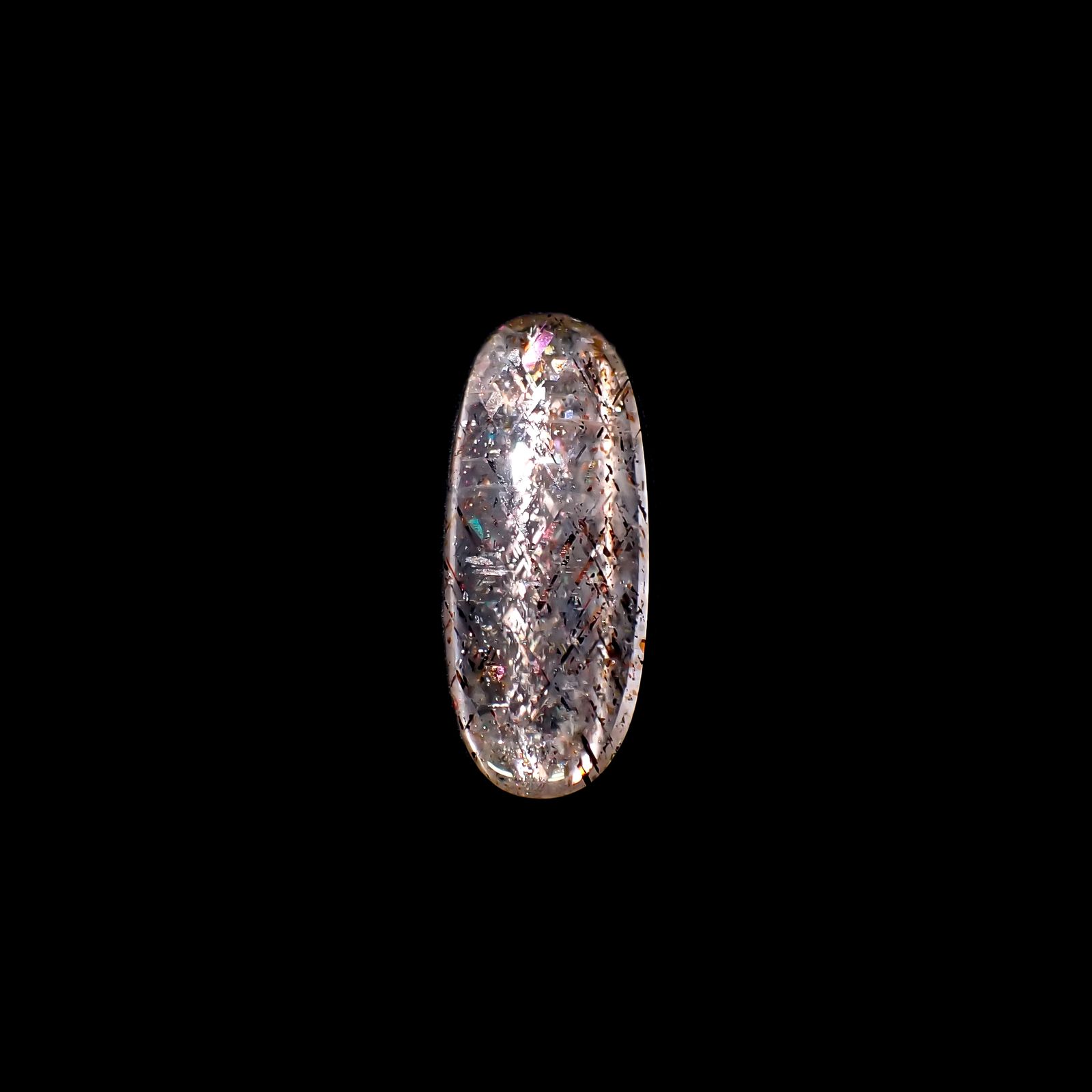 レインボーラティスサンストーン オーストラリア産 4.95ct[230421433]23.6x9.6mm前後