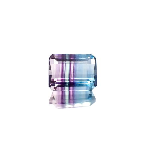パーティカラーフローライト ブラジル産 3.00ct[230321179]8.9x6.9mm前後