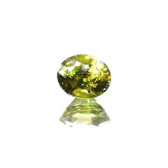 スフェーン(宝石名スフェーン)マダガスカル産 0.92ct 識別済[220113868]6.3x5.3mm前後