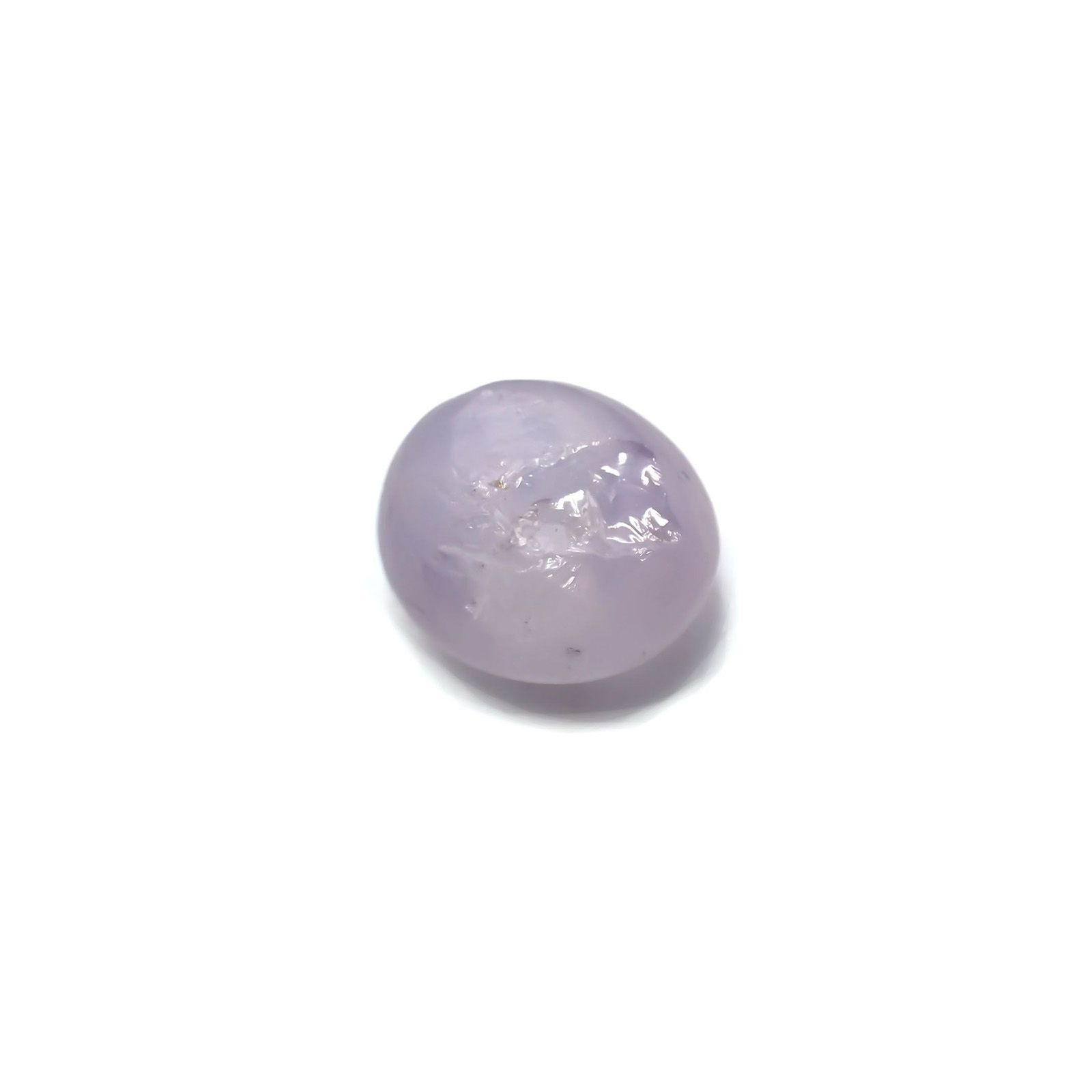 ブルースターサファイア(宝石名スター・サファイア) ビルマ産 ソ付(彩珠) 6.699ct / 11x9.3mm前後 [210310227]
