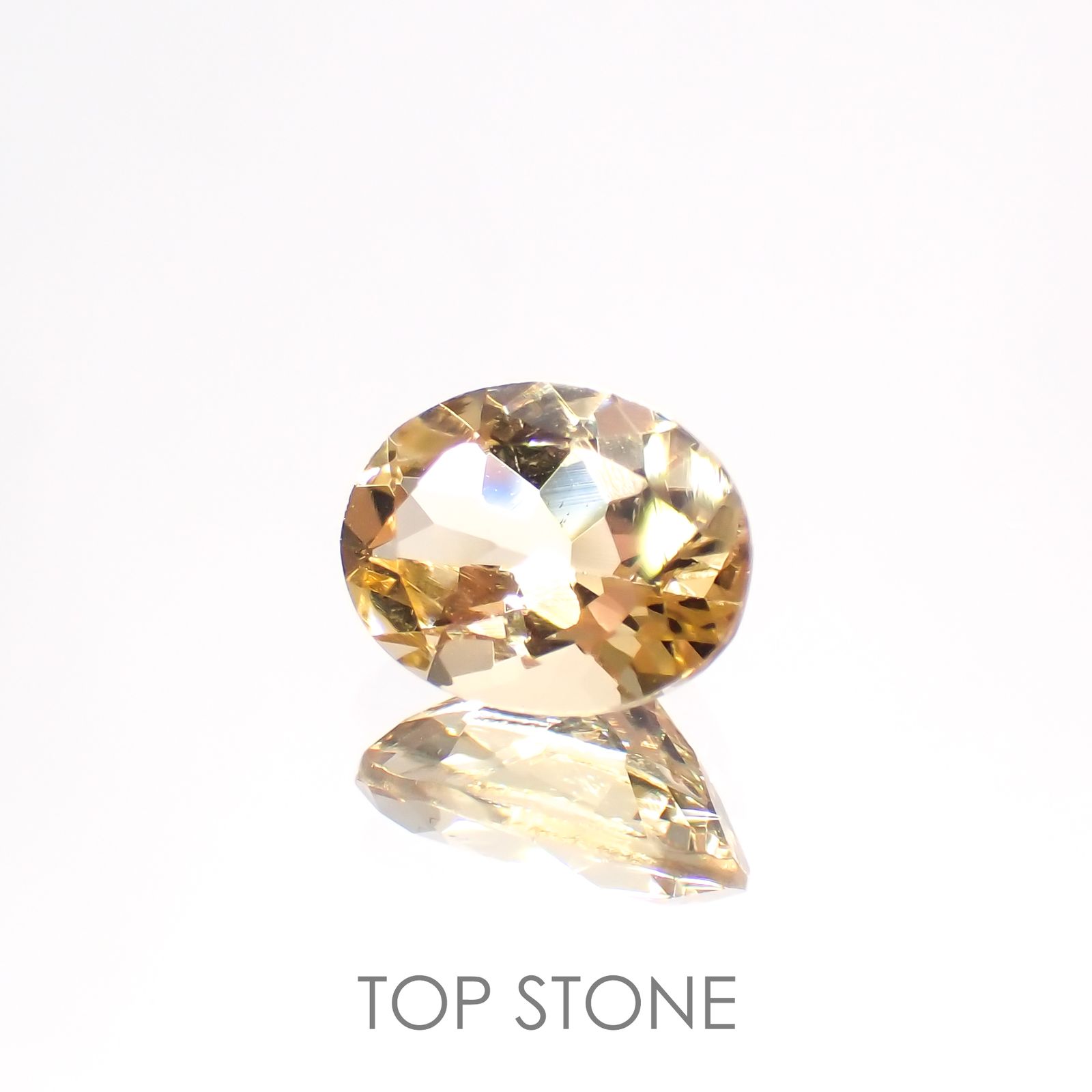 イエローベリル(宝石名イエロー・ベリル)ブラジル産 1.15ct 識別済[211113656]8x6.1mm前後
