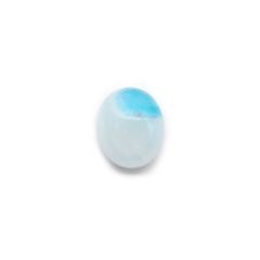 パライバトルマリンインクォーツ(宝石名トルマリンインクォーツ/別名パライバ・トルマリンインクォーツ) ブラジル産 4.019ct ソ付(宝貴協)[210611235]10.8×8.9mm前後
