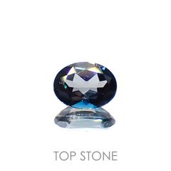 ロンドンブルートパーズ ブラジル産 1.55ct[221219305]8.1x6.1mm前後