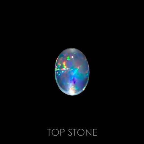 ウォーターオパール メキシコ産 0.49ct[220616402]6.3x4.5mm前後
