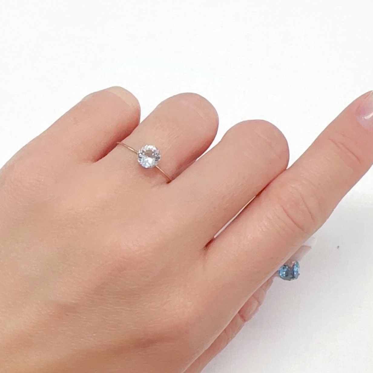レムリアンシードクリスタル(保証シール付き) ブラジル産 0.58ct[240326820]6x6mm前後