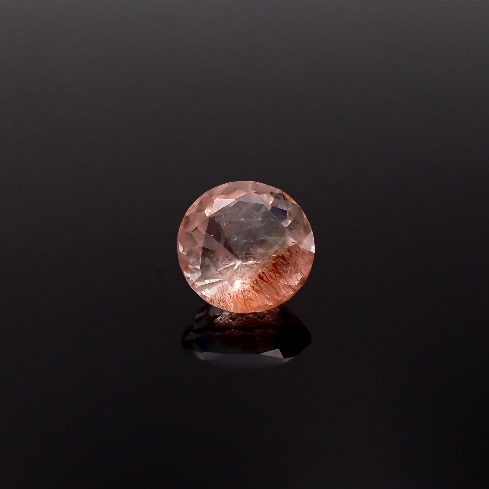 ストロベリークォーツ カザフスタン産 1.13ct[240125503]6.8x6.8mm前後