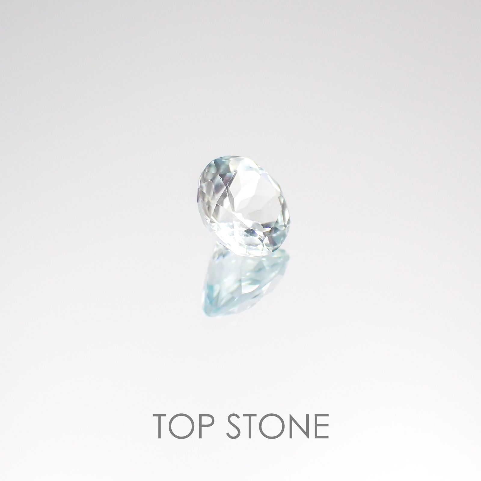 アンブリゴナイト/モンテブラサイト マダガスカル産 ルース 1.14ct[20127378]6.7×6.6mm前後