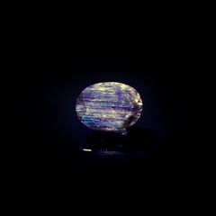 レインボースキャポライト ブラジル産 0.91ct / 6.9x5.1mm前後 [260825059]