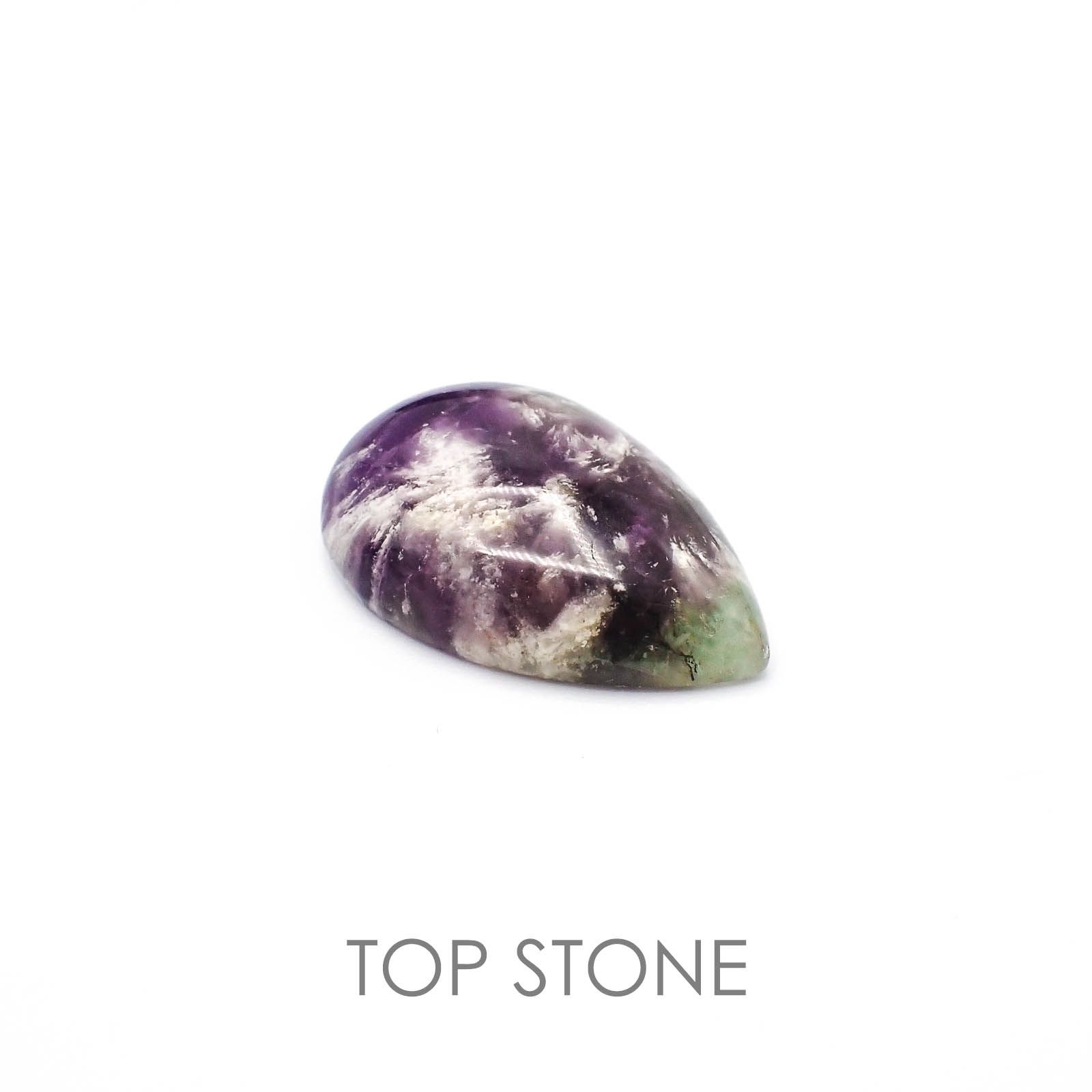 エンジェルフェザーフローライト 中国産 ルース 62.55ct[]34.9×22.8mm前後