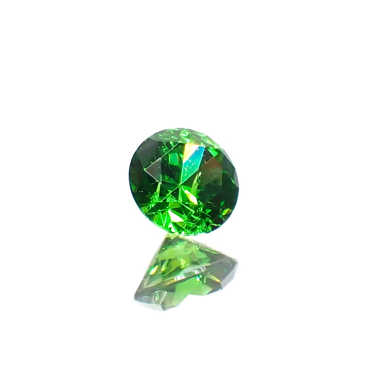 デマントイドガーネット ロシア産 0.12ct[231023653]2.9x2.9mm前後