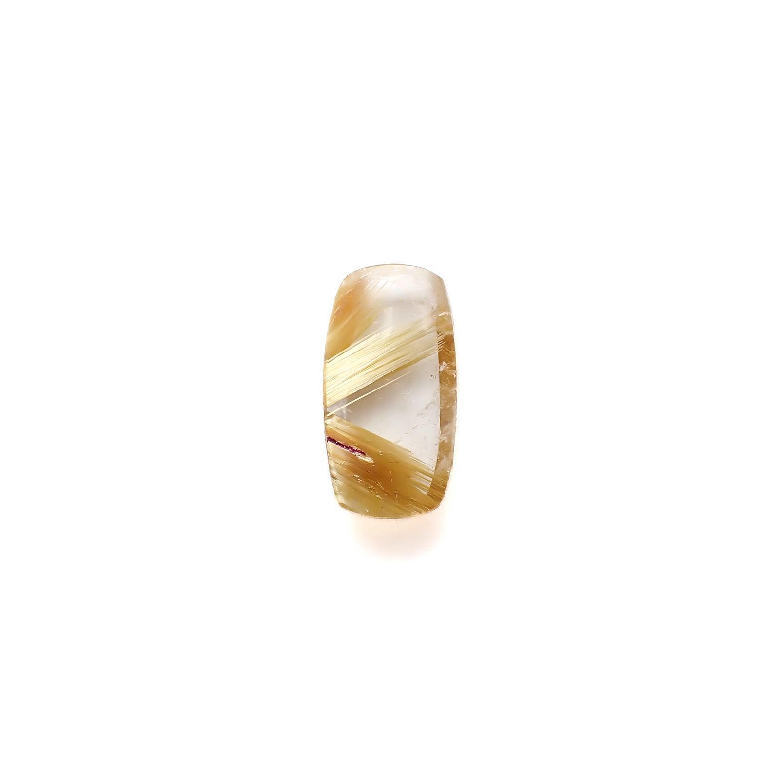 タイチンルチルクオーツ ブラジル産 5.22ct[240427323]16.2x8.5mm前後