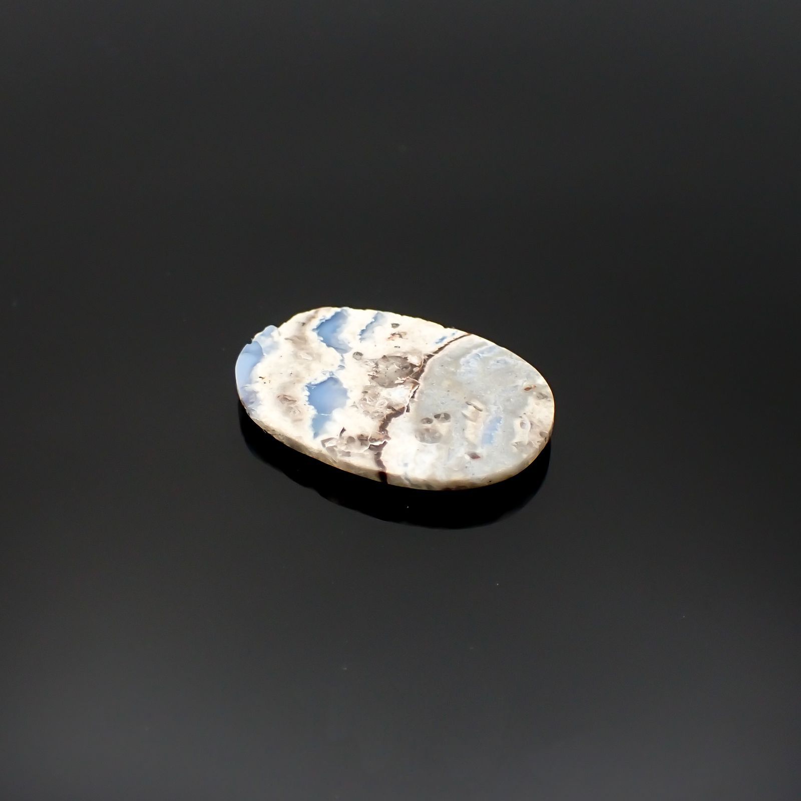 マトリックスブルーオパール アメリカ・オレゴン州産 5.53ct[220917805]21.2x15mm前後