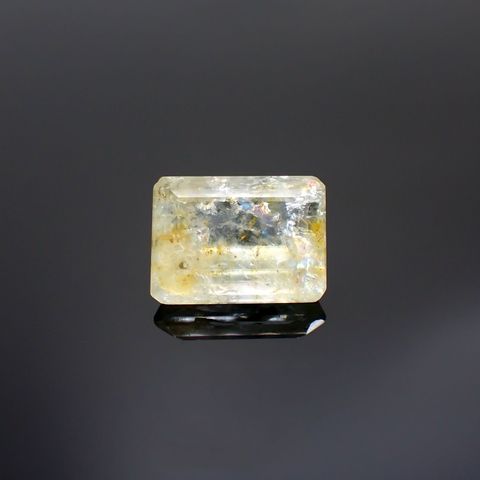 オーロラアクアマリン ブラジル産 7.21ct [220114402]13.6x10.2mm前後
