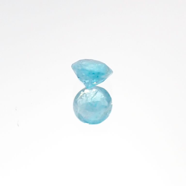 パライバトルマリン(宝石名トルマリン/別名パライバ・トルマリン) ブラジル・パライバ州バターリャ鉱山産 0.069ct 識別済[20106263]2.5×2.5mm前後
