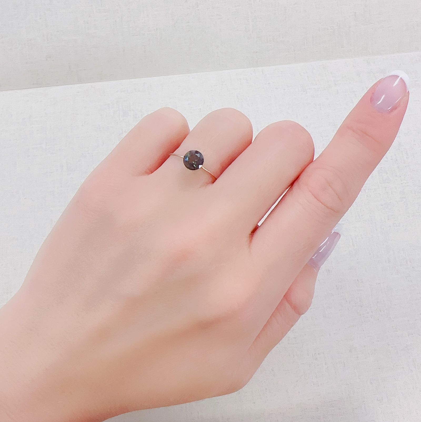 カラーチェンジアンデシン モンゴル産 0.72ct [230421476]5.9x5.9mm前後