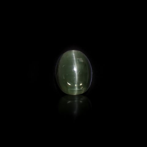 グリーンアパタイトキャッツアイ ブラジル産 22.74ct[240427184]18.7x15.3mm前後
