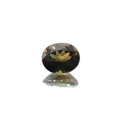 ゴールドシーンサファイア(宝石名シーン・サファイア)ケニア産 識別済 0.56ct / 5.3x4.4mm前後 [220717173]