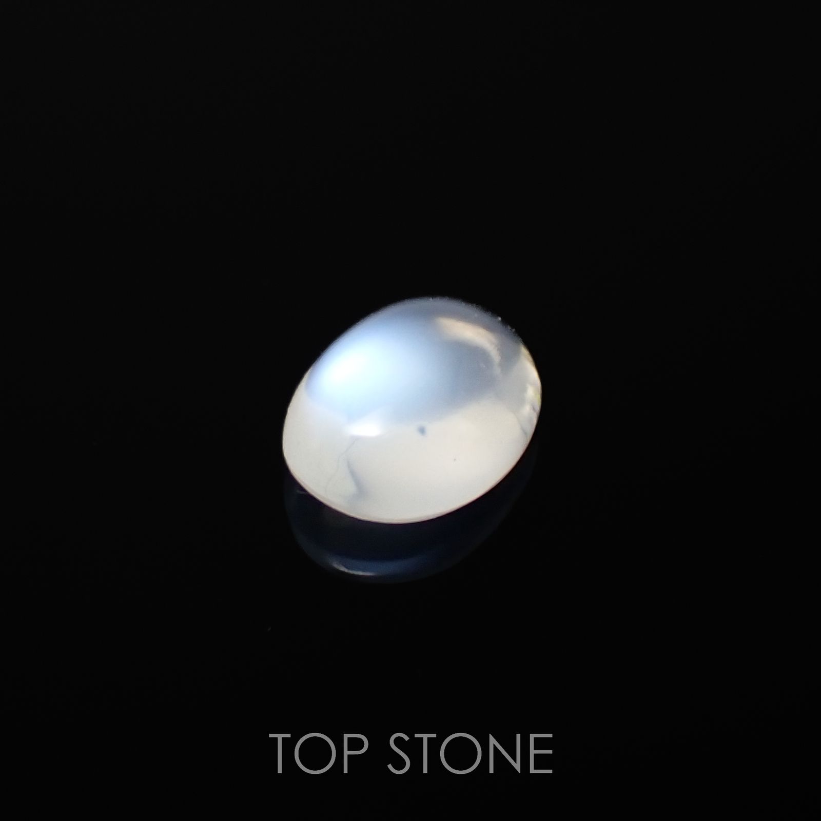 ムーンストーン(宝石名ムーンストーン)インド/スリランカ産 1.18ct 識別済[220515794]8x5.9mm前後