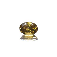 イエロージルコン スリランカ/カンボジア産 1.21ct[240728531]7.2x5mm前後