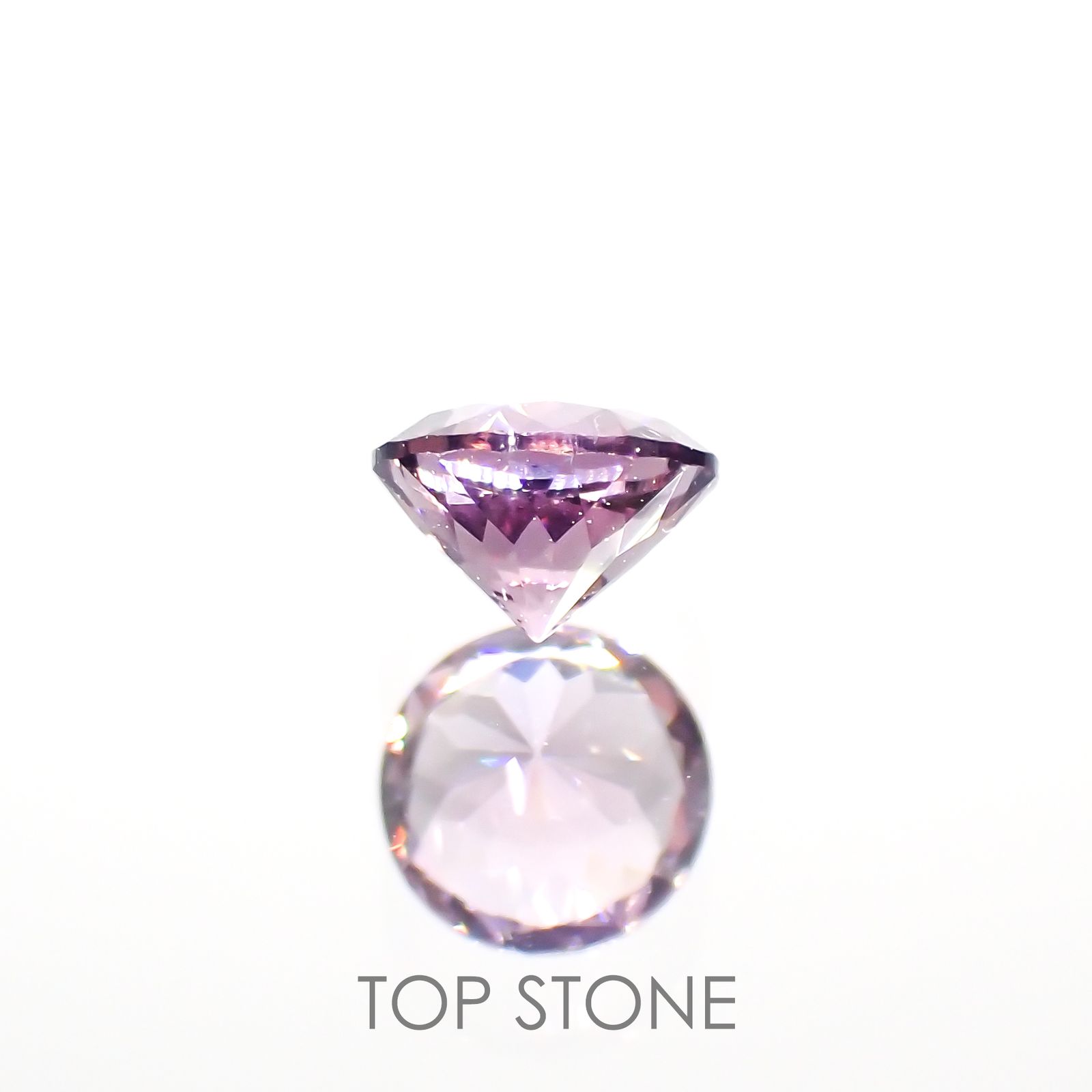 ラベンダーピンクスピネル(宝石名スピネル)ビルマ/マダガスカル産 0.29ct 識別済[220114544]4x4mm前後