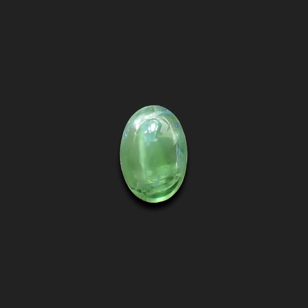 バナジウムコーネルピンキャッツアイ(宝石名コーネルピン)タンザニア産 1.13ct 識別済[240125872]7.3x5.1mm前後