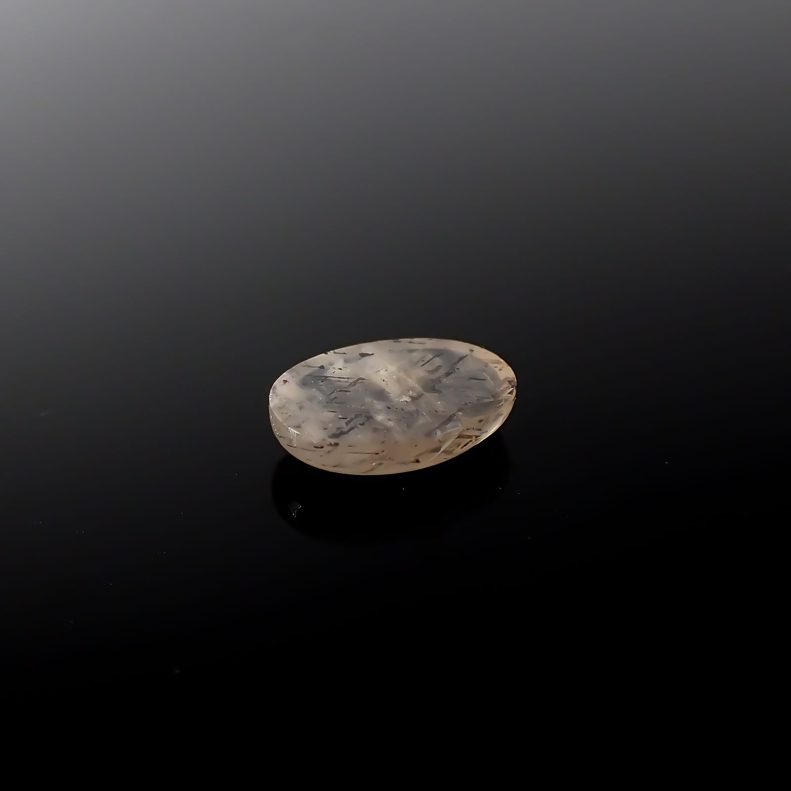 レインボーラティスサンストーン オーストラリア産 1.15ct[240326522]9.4x6.8mm前後