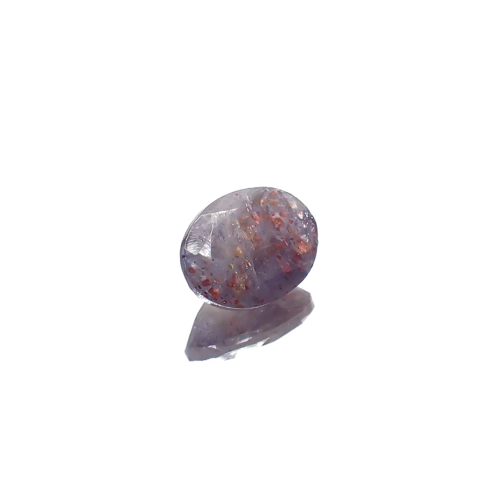 ブラッドショットアイオライト インド産 1.70ct[230622533]9.3x7.1mm前後
