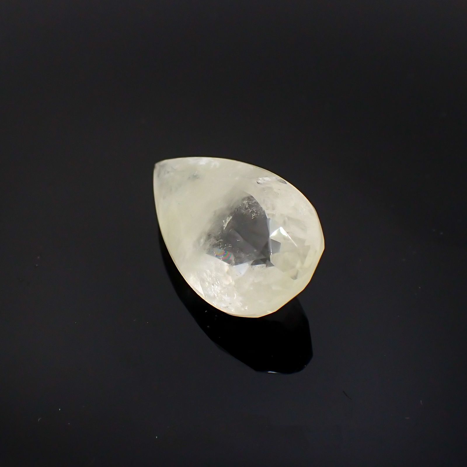 サルファーインクォーツ ブラジル産 11.77ct[231124312]22.2x12.1mm前後