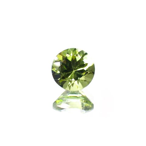 ペリドット(宝石名ペリドット) パキスタン産 識別済 1.43ct / 6.9x6.9mm前後 [260713084]