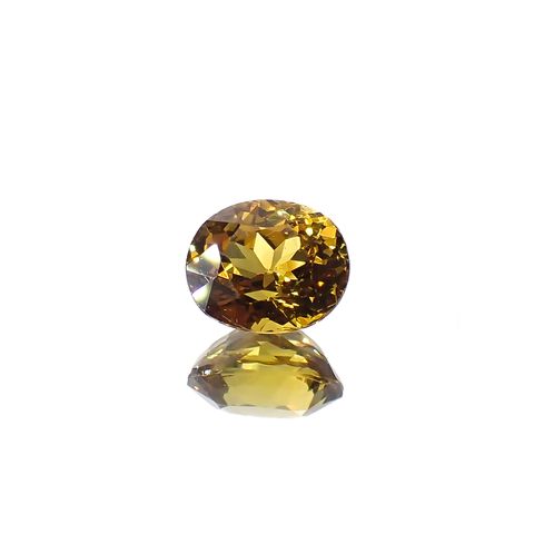 マリガーネット(宝石名グロッシュラー アンドラダイト・ガーネット)マリ共和国産 1.12ct 識別済[231224575]6.6x5.4mm前後