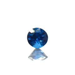 コバルトブルースピネル(宝石名ブルー・スピネル)タンザニア産 0.075ct ソ付(日独)[231225075]2.47x2.56mm前後