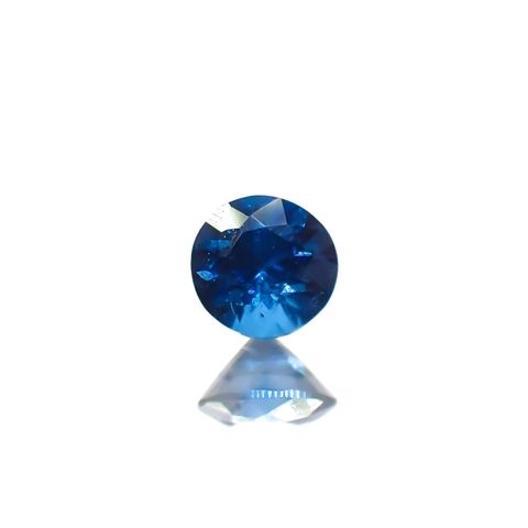 コバルトブルースピネル(宝石名ブルー・スピネル)タンザニア産 0.075ct ソ付(日独)[231225075]2.47x2.56mm前後
