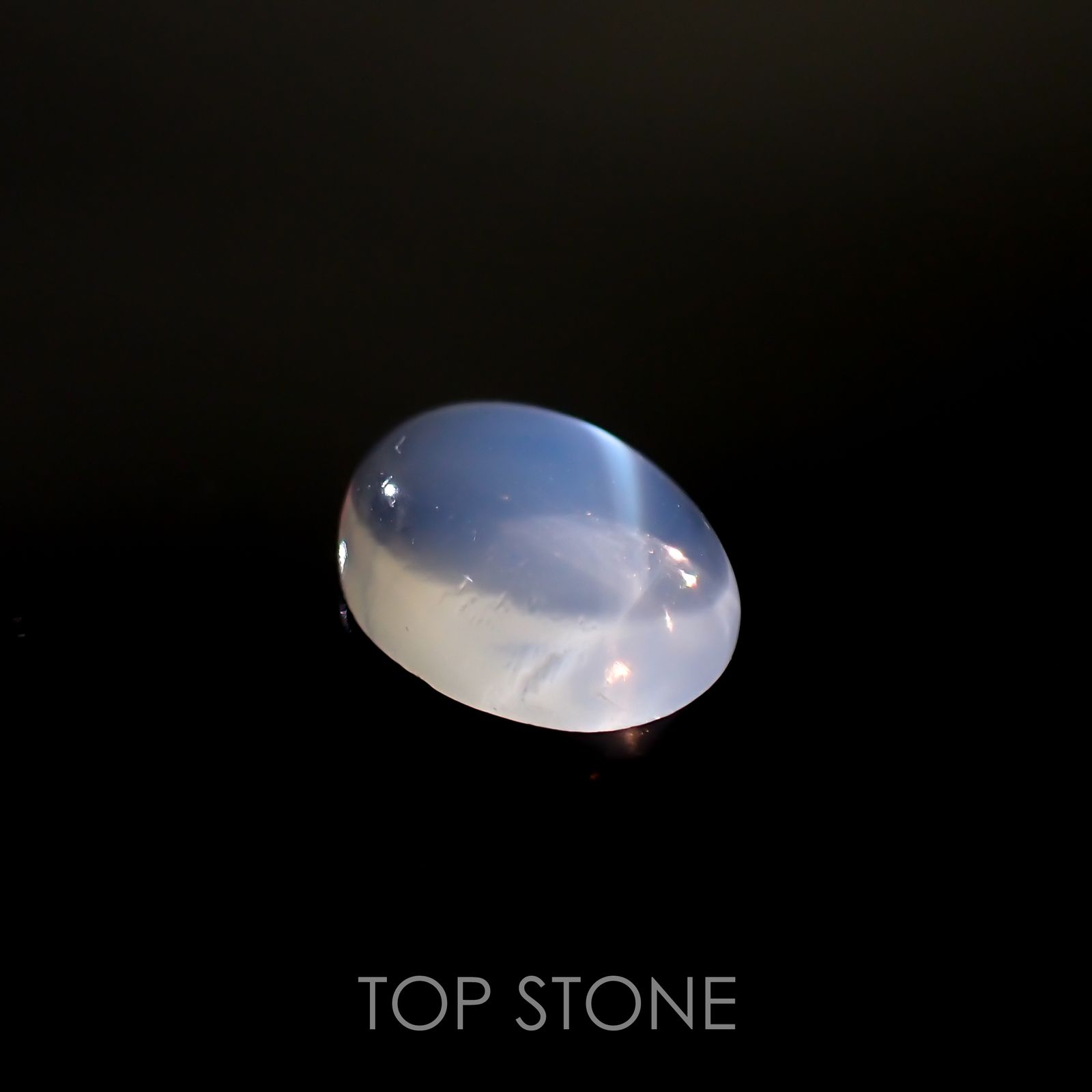 ムーンストーン(宝石名ムーンストーン)インド/スリランカ産 1.08ct 識別済[211113664]8x6.1mm前後