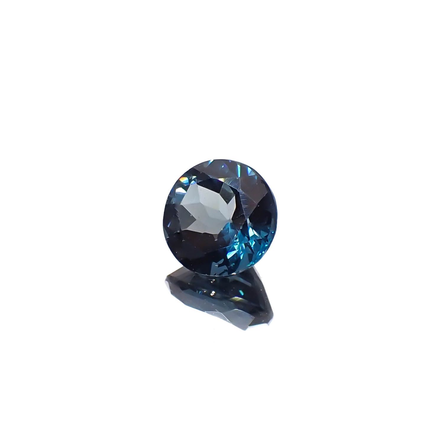 ロンドンブルートパーズ ブラジル産 2.40ct[240326789]7.9x7.9mm前後