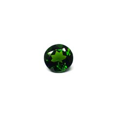 クロムダイオプサイド(宝石名クロム・ダイオプサイド)ロシア産 識別済 0.58ct / 5.1x5.1mm前後 [260432098]