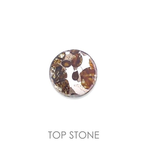 パラサイト隕石Sericho トリプレット 発見地：ケニア 3.58ct[220114153]12x12mm前後