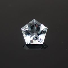 <ランダムセレクト1個販売> ◇ペンタゴンカット◇アクアマリンSA(宝石名アクアマリン) ブラジル産 0.36ct前後 識別済[21029574]5.2×5.1mm前後