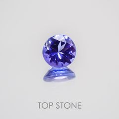 タンザナイト(宝石名タンザナイト) タンザニア産 0.48ct 識別済[210610071]5×4.8mm前後