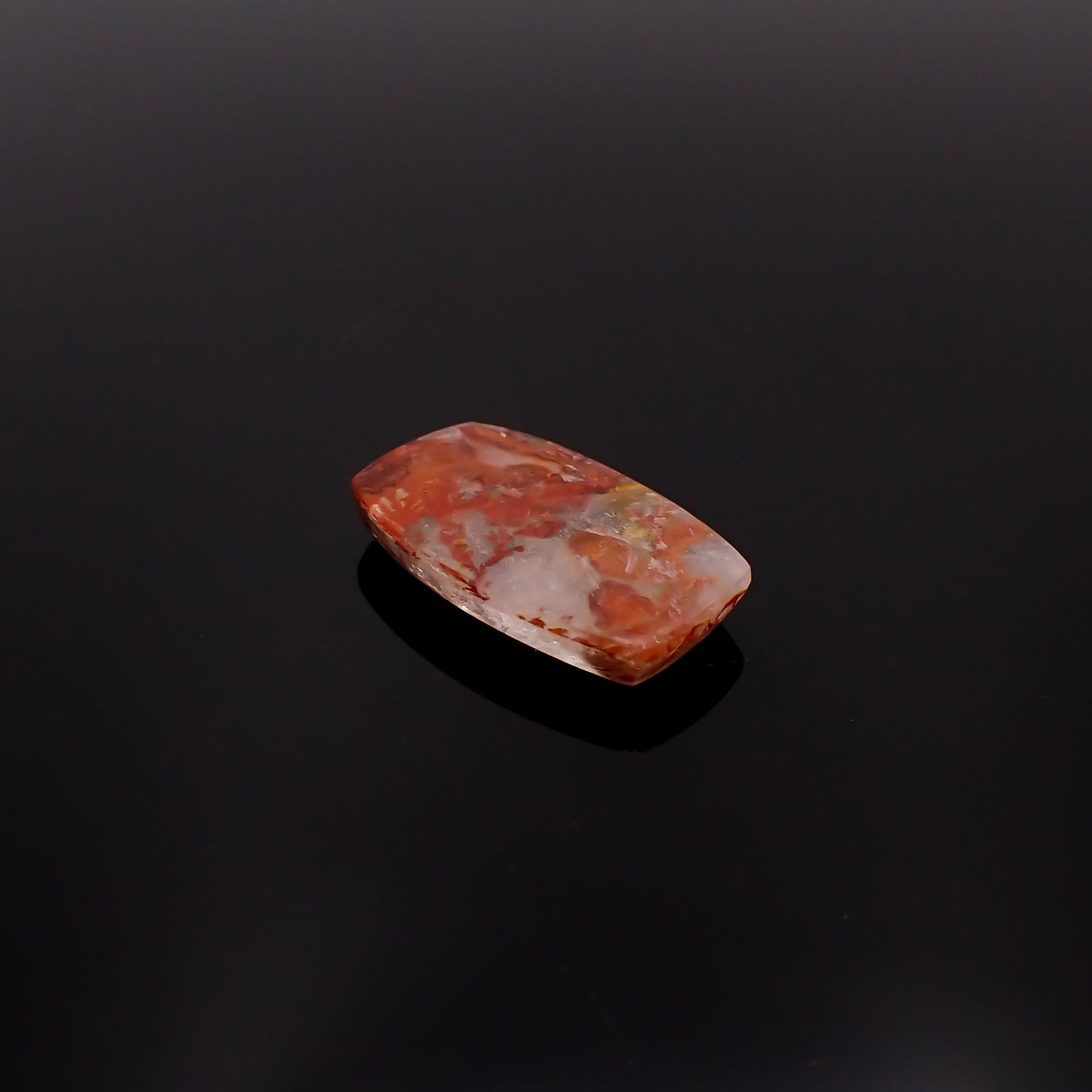 レッドデンドリチッククォーツ ブラジル産 9.54ct[231225088]20.6x11.8mm前後