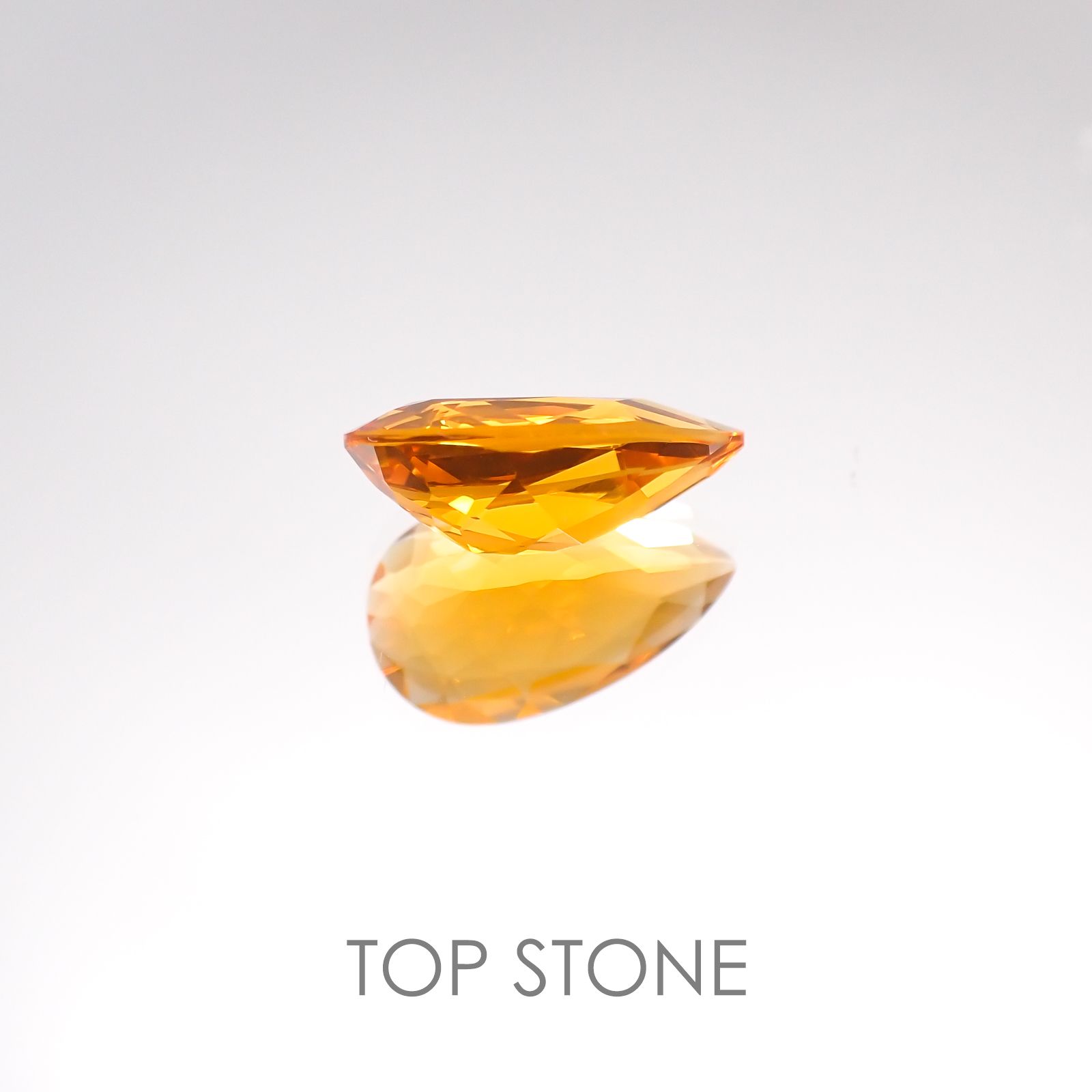 ファイヤーオパール(宝石名ファイヤー・オパール) メキシコ産 1.63ct 識別済[20117517]12.4×7.3mm前後