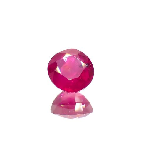 ルビー 非加熱(宝石名ルビー) ミャンマー産 GIA鑑付 1.37ct / 6.1x5.8mm前後 [20073767]