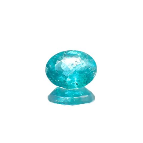 パライバトルマリン(宝石名トルマリン/別名パライバ・トルマリン) ブラジル産 GIA鑑付 1.14ct / 7.8×6.1mm前後 [19110906]