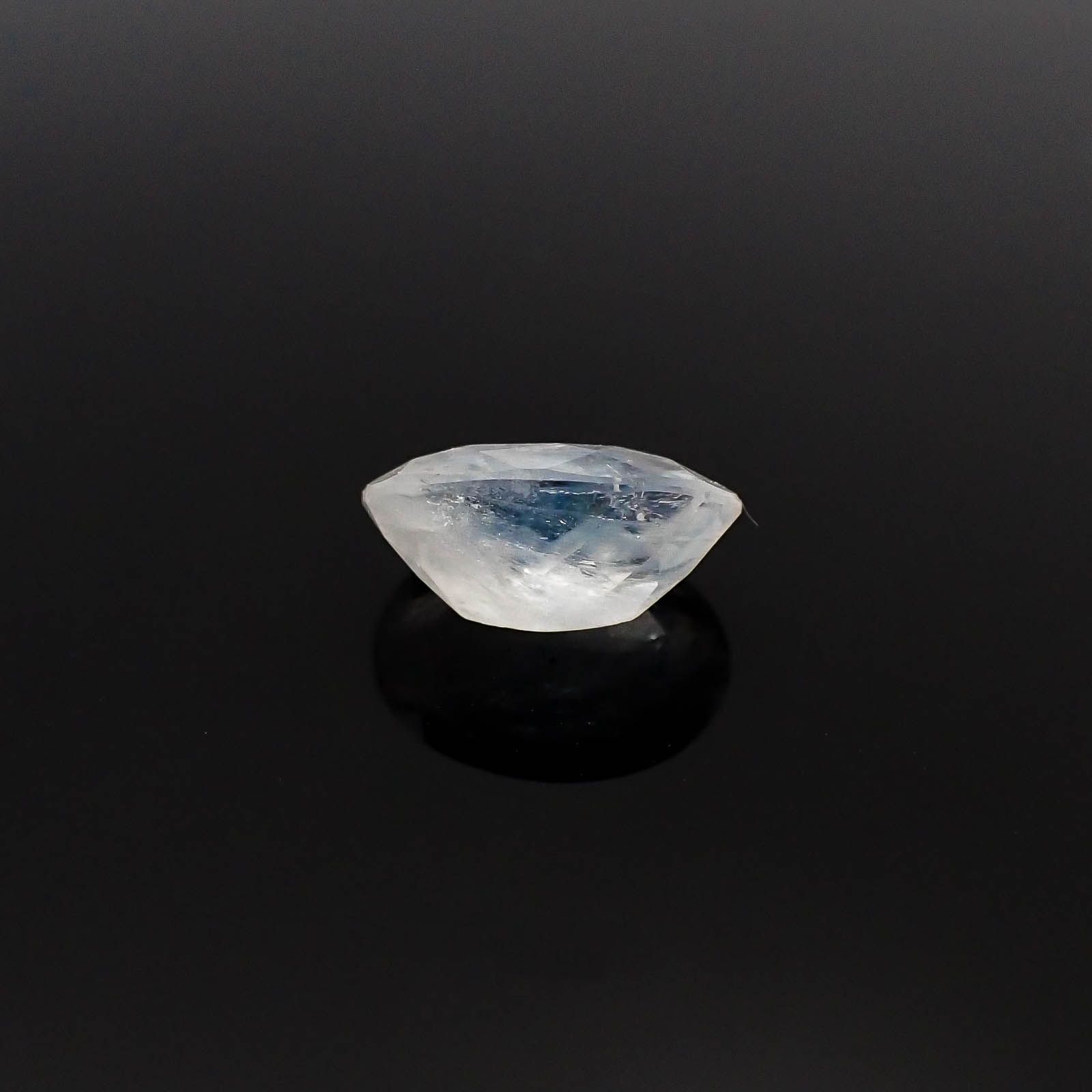 ユークレース(宝石名ユークレース) ブラジル産 1.444ct ソ付(彩珠)[20084554]8.6×6.1mm前後