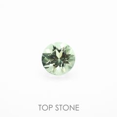 モンテブラサイト(宝石名モンテブラサイト)マダガスカル産 0.44ct 識別済[230120295]4.9x4.9mm前後