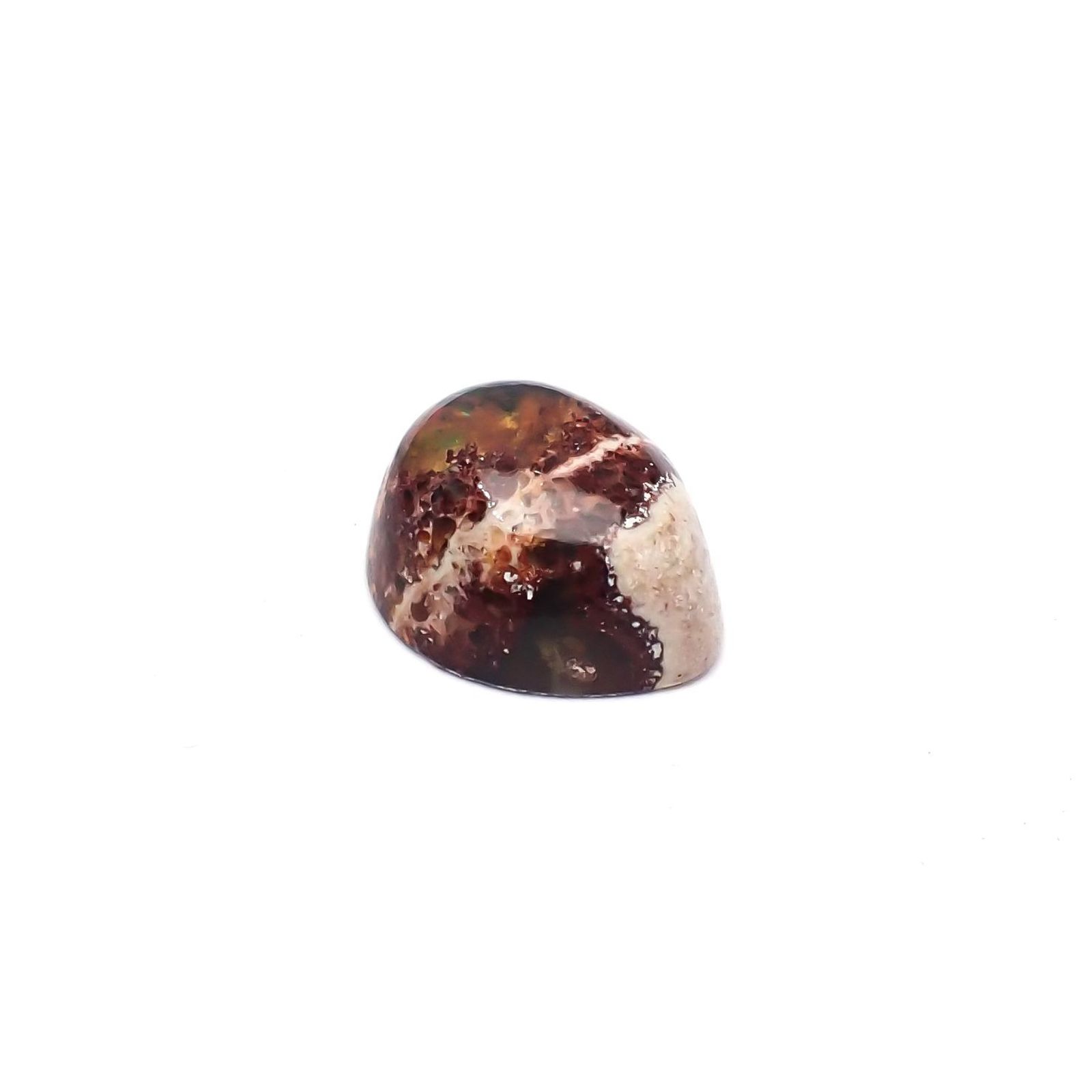 カンテラオパール  メキシコ産 5.16ct / 13.3x11.2mm前後 [251017199]
